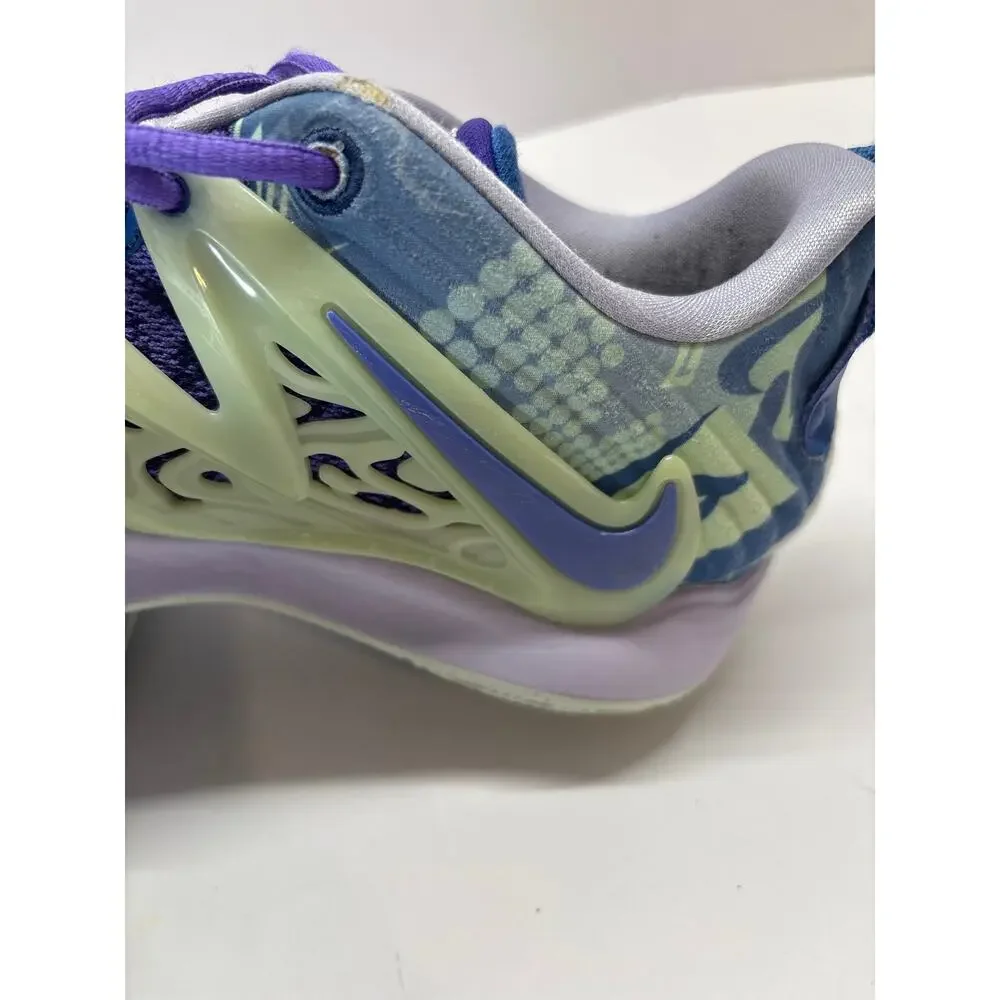 Nike KD 15 Men’s Size 7.5 Purple Green Basketball Shoes DC1975-500